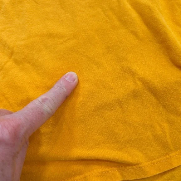 Patagonia Graphic Tee Small Flaws Orange Floral  Slim Fit Size Small - Picture 3 of 7